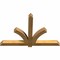 Ekena Millwork Redmond Rough Sawn Timber Gable Bracket, Western Red Cedar, 60"W x 40"H x 4"D x 4"F, 16/12 Pitch GBW060X40X0404RED00RWR - alternate 2